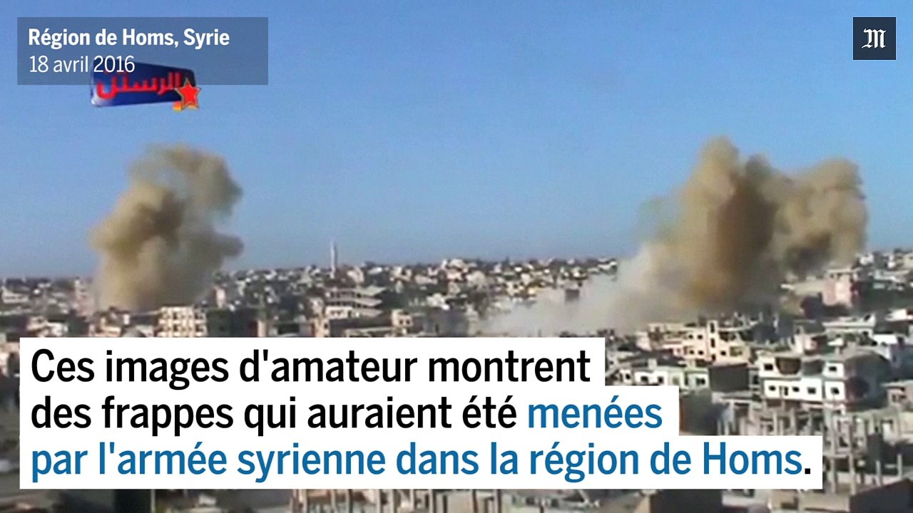 Importants bombardements de l'armée sur Homs, en Syrie