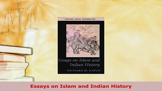 PDF  Essays on Islam and Indian History Free Books