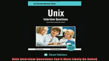 READ book  Unix Interview Questions Youll Most Likely Be Asked  FREE BOOOK ONLINE