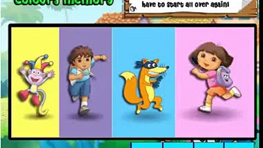 Dora la Exploradora Memorizar colores con Dora Capitulos ...