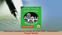 PDF  Ultimate Handbook Guide to Port Vila  Vanuatu Travel Guide Read Full Ebook