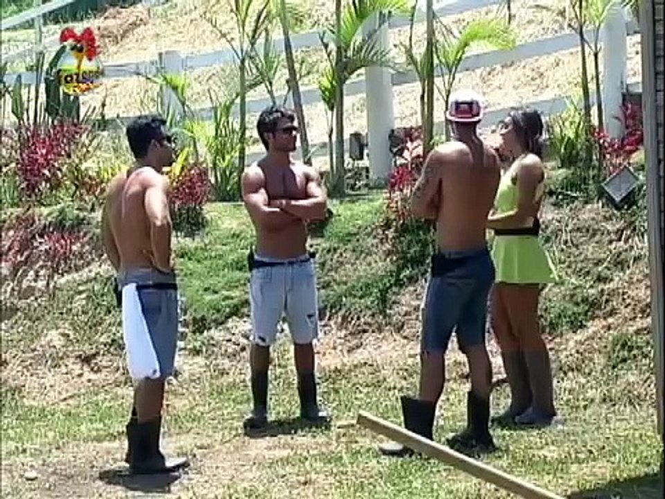 A fazenda de verão 08 01 13 / Angelis diz que queria que Nicole fosse embora por causa de Ísis.