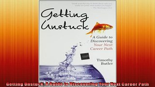 EBOOK ONLINE  Getting Unstuck A Guide to Discovering Your Next Career Path READ ONLINE