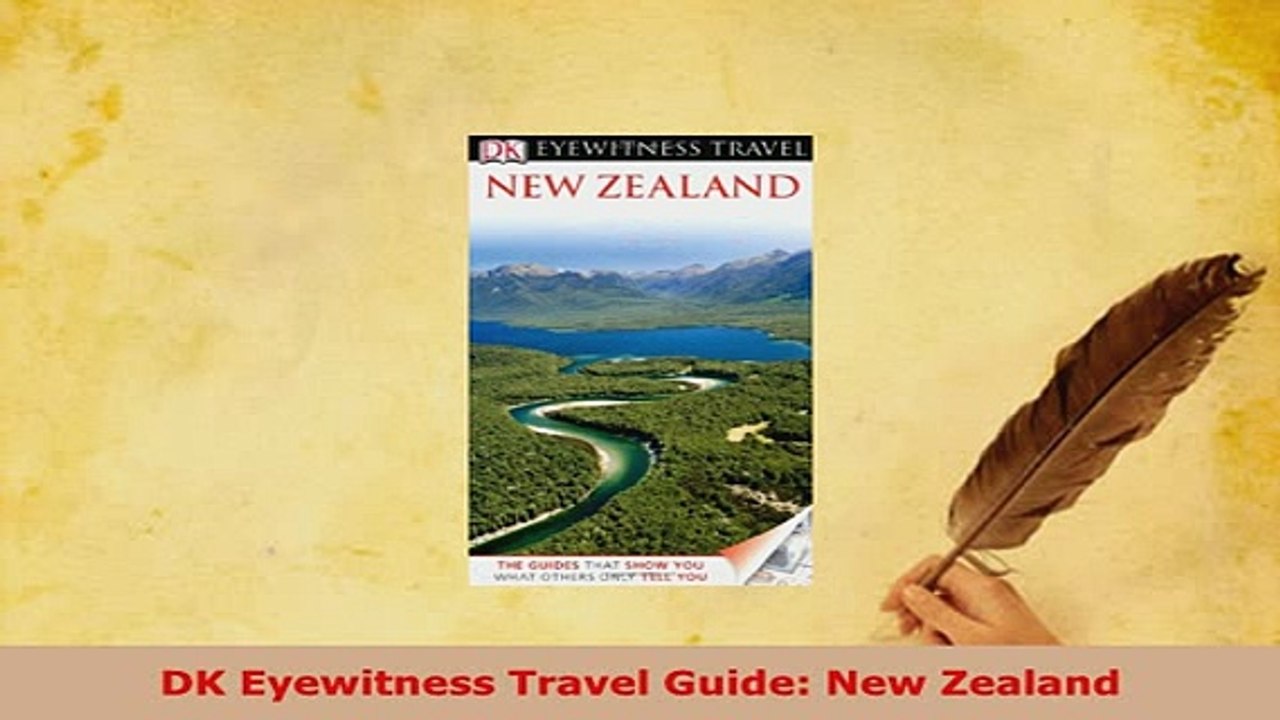 PDF  DK Eyewitness Travel Guide New Zealand Read Online