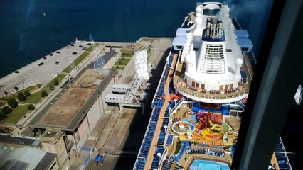 Incroyable vue depuis le paquebot Ovation of the Seas