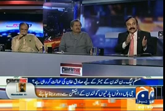 Shafqat Mehmood and Hamid Mir Left Fazal Chaudhry Speecless on Imran Khan Supporting Zac Goldsmith Issue