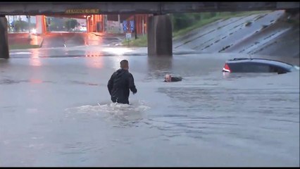 Watch This Annoyed Reporter Rescue A Man From A Sinking Car On Live TV