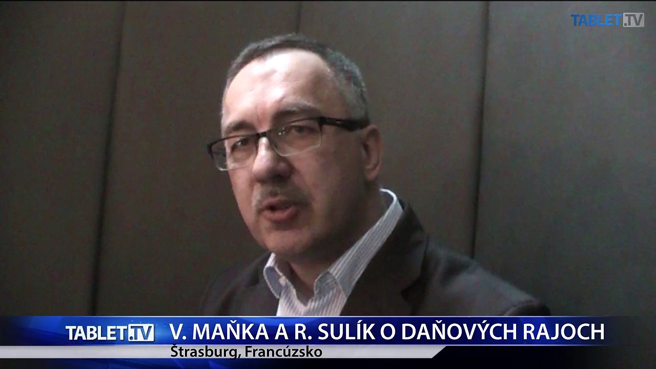Jedna kauza, dva rozdielne názory. Sulík a Maňka o daňových rajoch