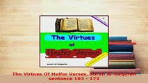 PDF  The Virtues Of Heifer Verses Surah AlBaqarah sentence 163  173  Read Online