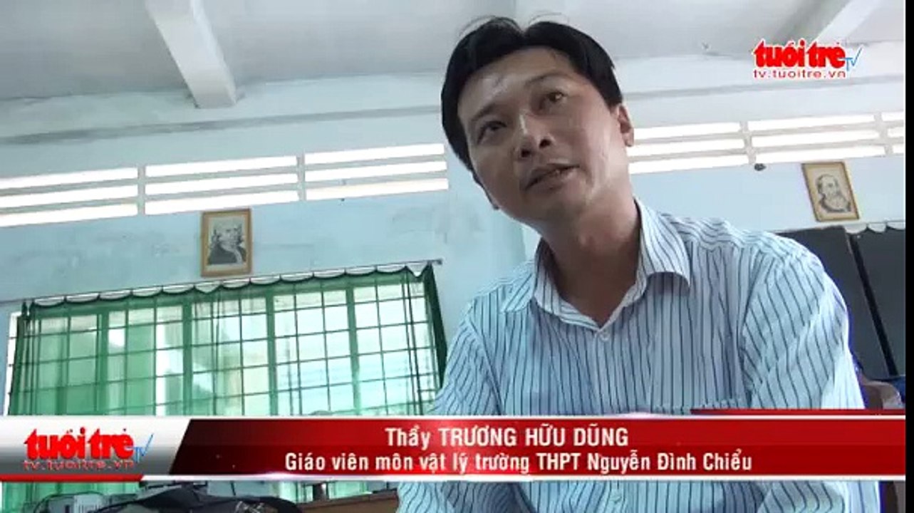 Thiết bị tạo nước ngọt của thầy và trò ở vùng hạn mặn Bến Tre
