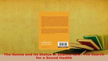 PDF  The Sunna and its Status in Islamic Law The Search for a Sound Hadith Free Books