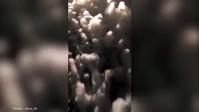 Strange Seen In Street Of Japan, Foam Fills The Streets Of Japan