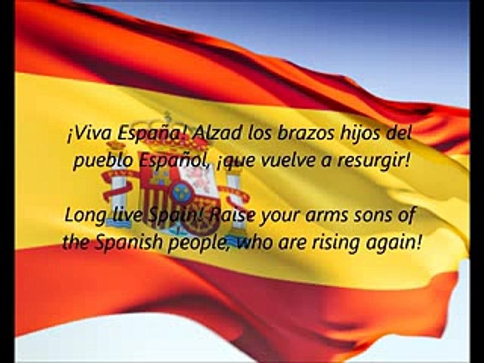 Spanish National Anthem - 'La Marcha Real' (ES-EN)