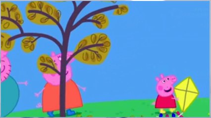 Peppa Pig Flying A Kite