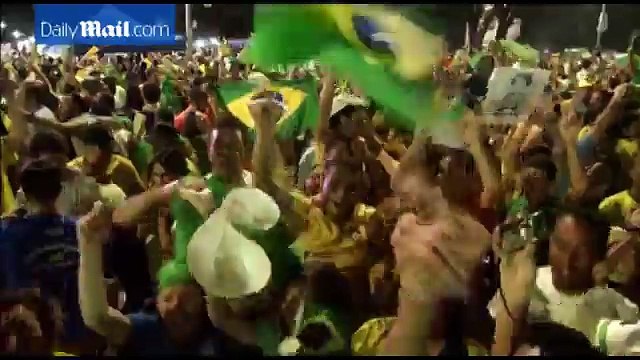 Crowds cheer as Brazilian President Rousseff gets impeached