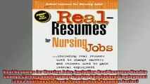 FREE DOWNLOAD  Real Resumes for Nursing Jobs Including Real Resumes Used to Change Careers and Resumes READ ONLINE