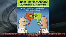 READ book  Job Interview Questions  Answers Your Guide to Winning in Job Interviews  FREE BOOOK ONLINE