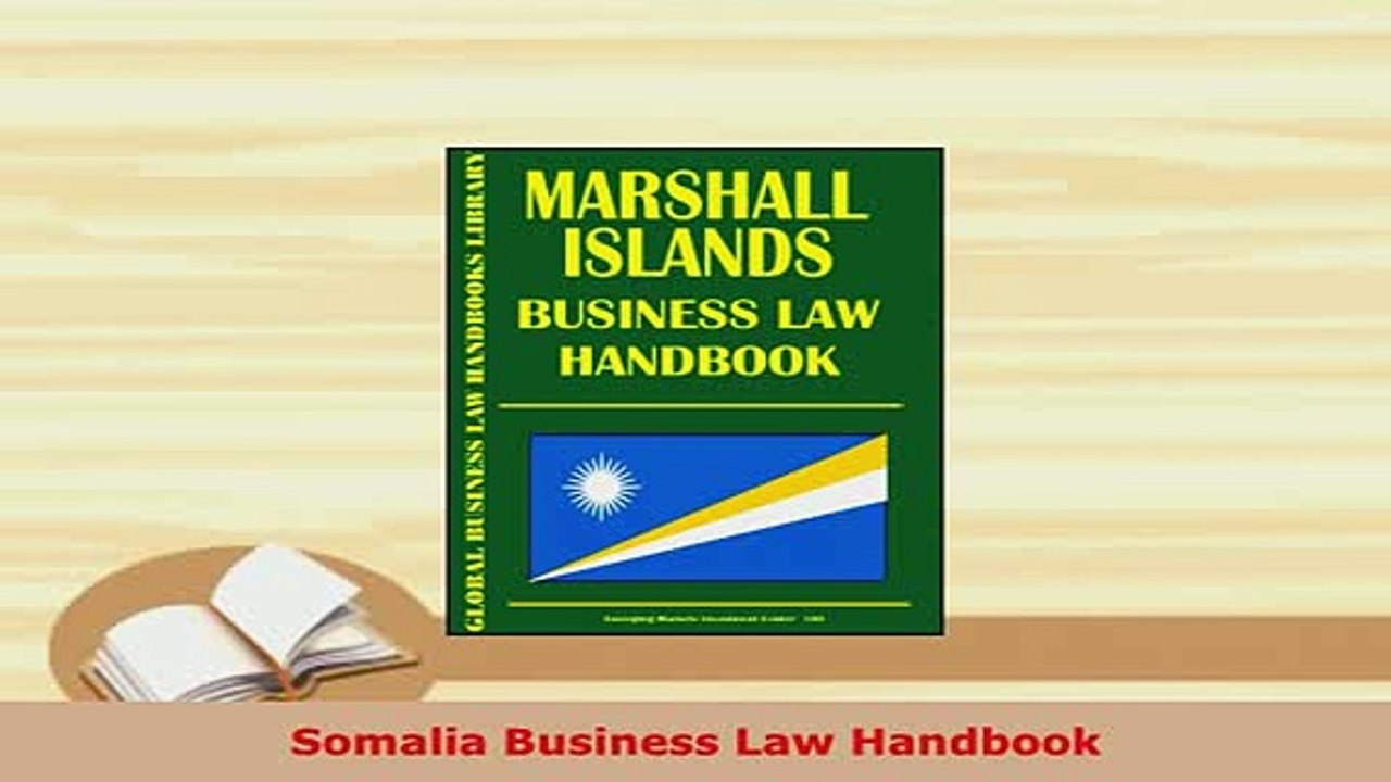 PDF  Somalia Business Law Handbook Read Full Ebook