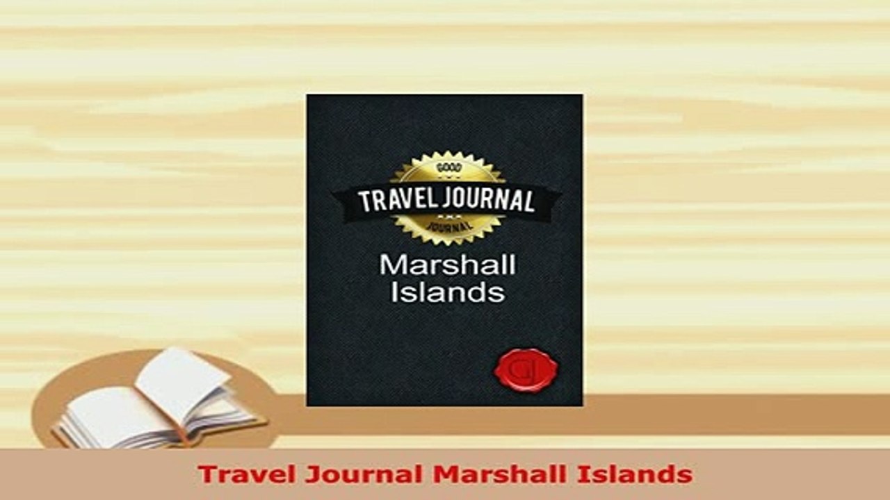 PDF  Travel Journal Marshall Islands Download Online