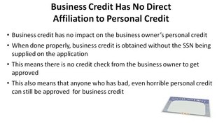 No Affiliation with Personal Credit