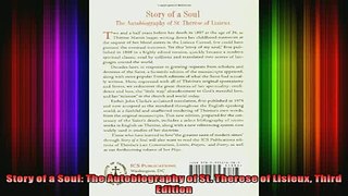 Read  Story of a Soul The Autobiography of St Therese of Lisieux Third Edition  Full EBook