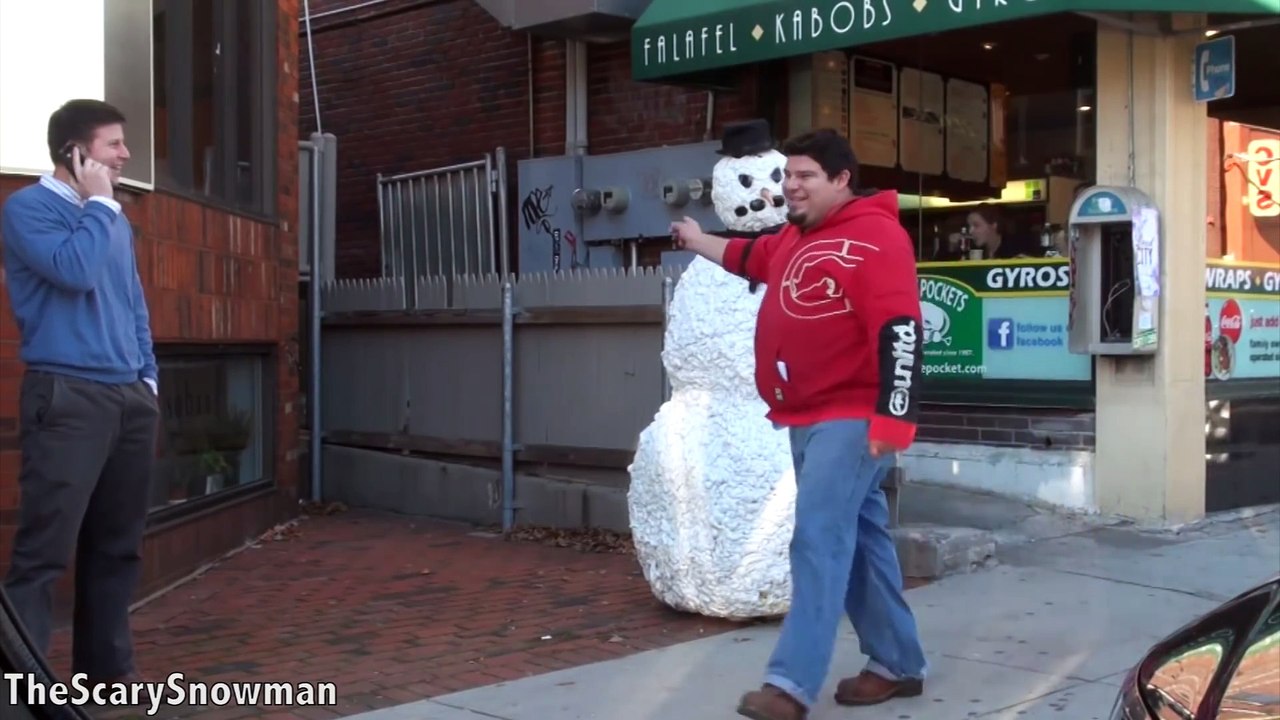 Scary Snowman Funny Scare Prank (Season 2 Episode 1)