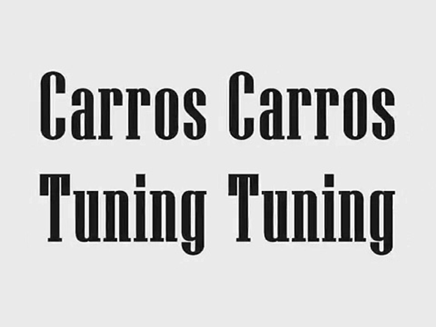 CARROS TUNING 2014