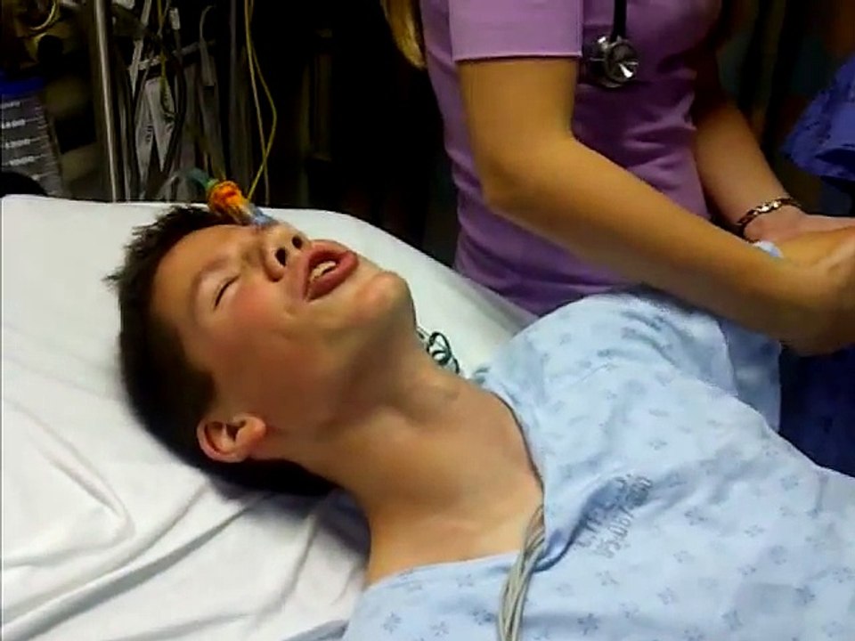 Funniest reaction to hospital drugs for a broken arm