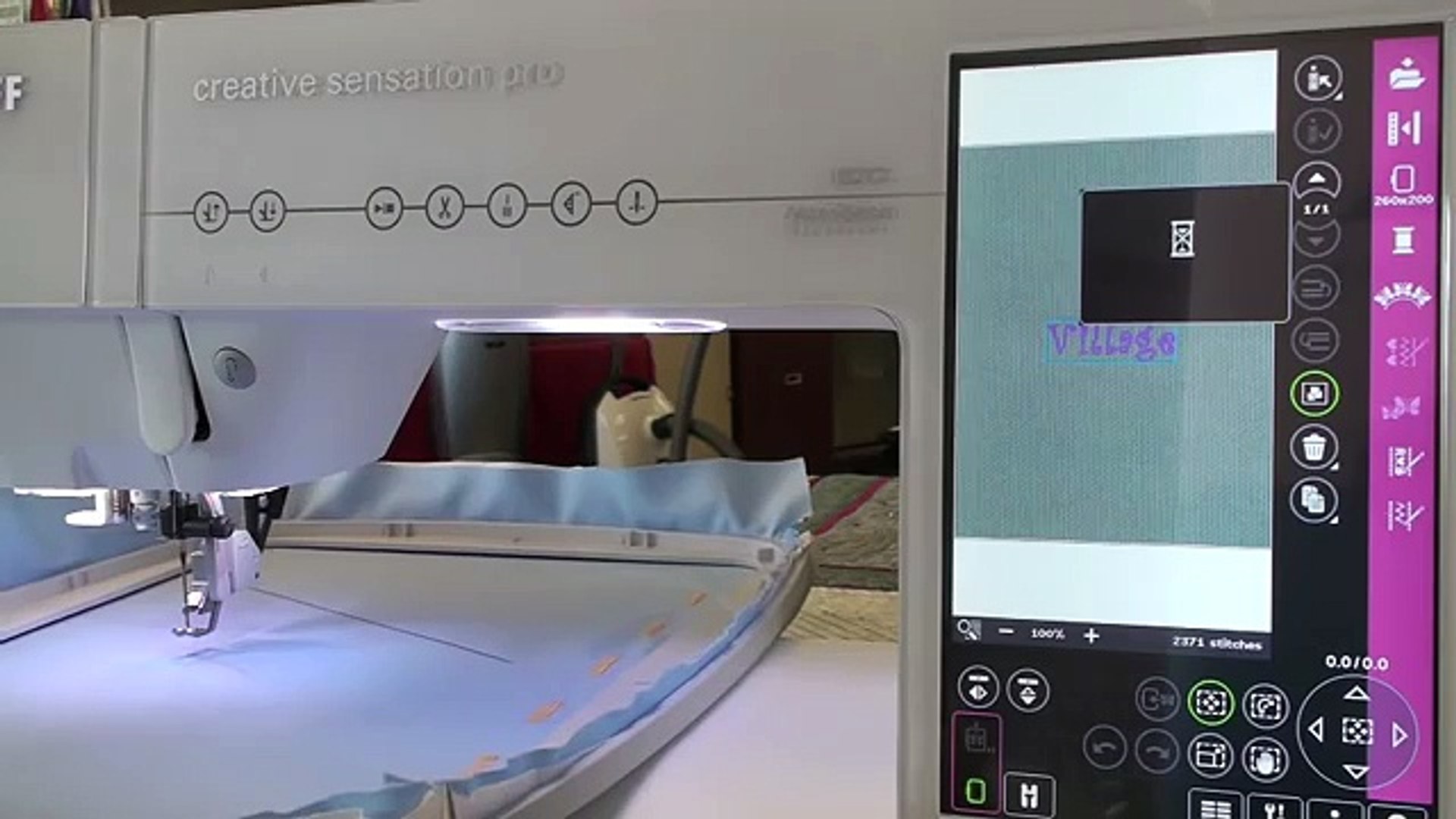 ⁣Pfaff Creative Sensation Pro, class 2 embroidery 64