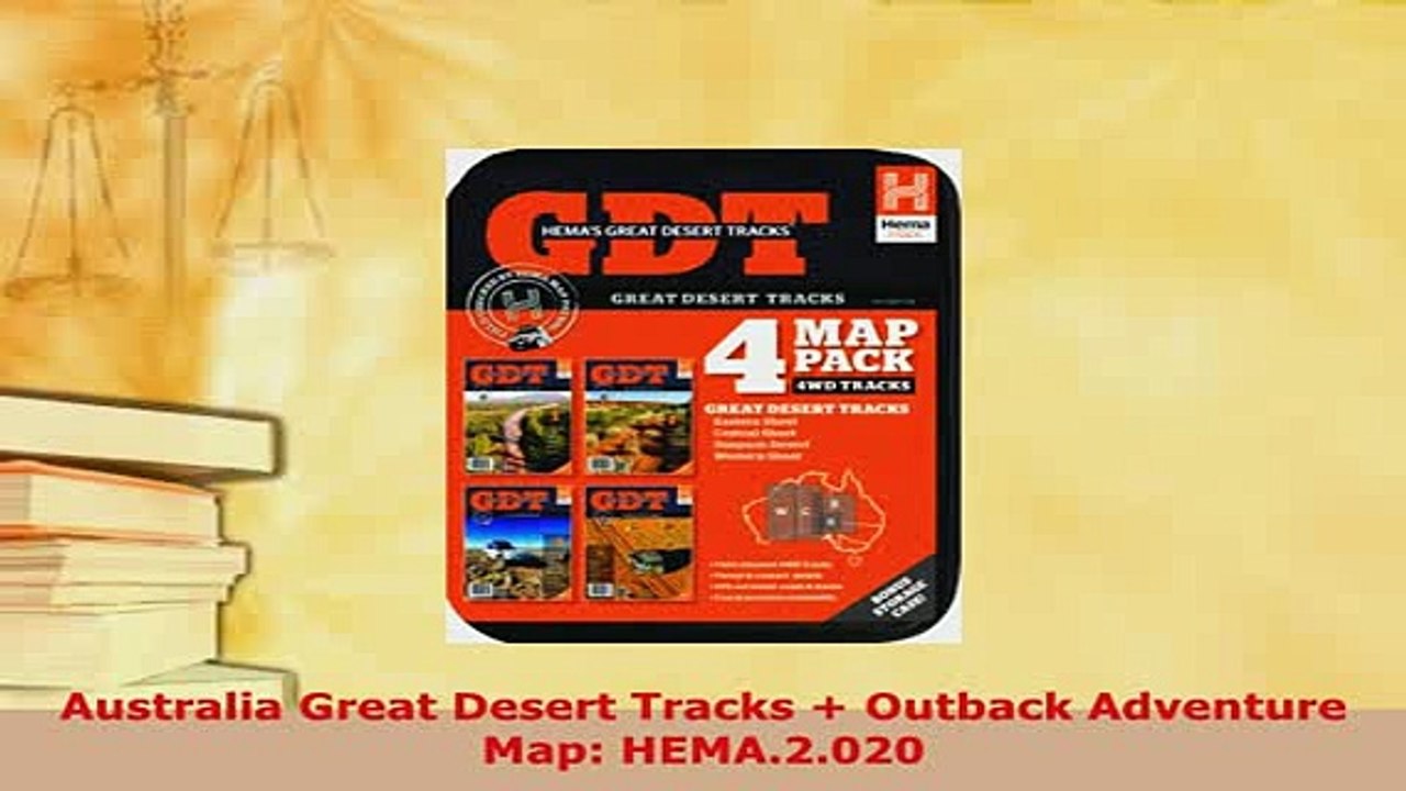 PDF  Australia Great Desert Tracks  Outback Adventure Map HEMA2020 Read Online