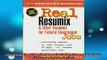 READ book  Real Resumix  Other Resumes for Federal Government Jobs Government Jobs Series  BOOK ONLINE