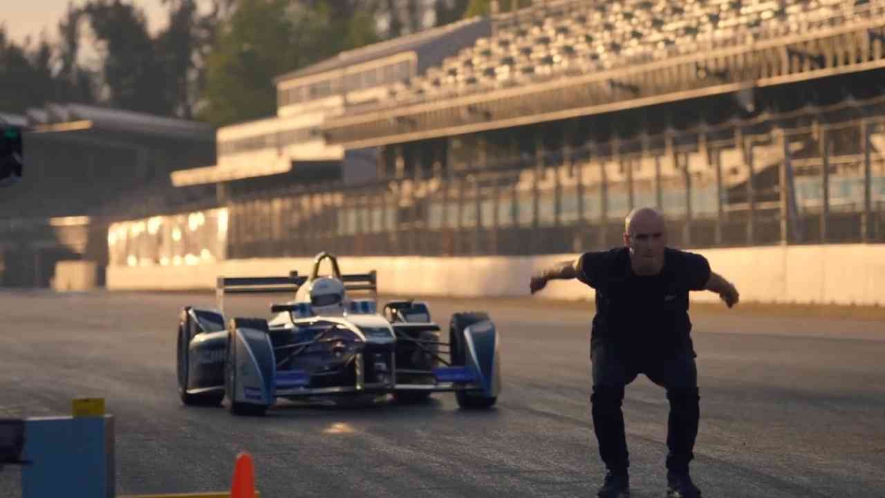 WATCH: Stuntman Backflips Over Race Car
