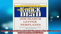 FREE PDF  Knock em Dead Job Search Letter Templates Plus 125 job search letter templates in MS  BOOK ONLINE