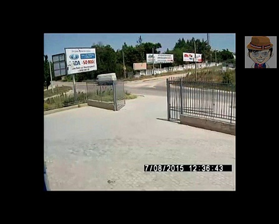 An accident with a police car - an accident in Sevastopol 08.07.2015