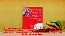 Read  Proceedings of the IFIP TC 11 23rd International Information Security Conference IFIP PDF Online