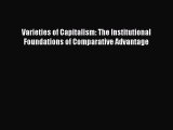 [Read book] Varieties of Capitalism: The Institutional Foundations of Comparative Advantage