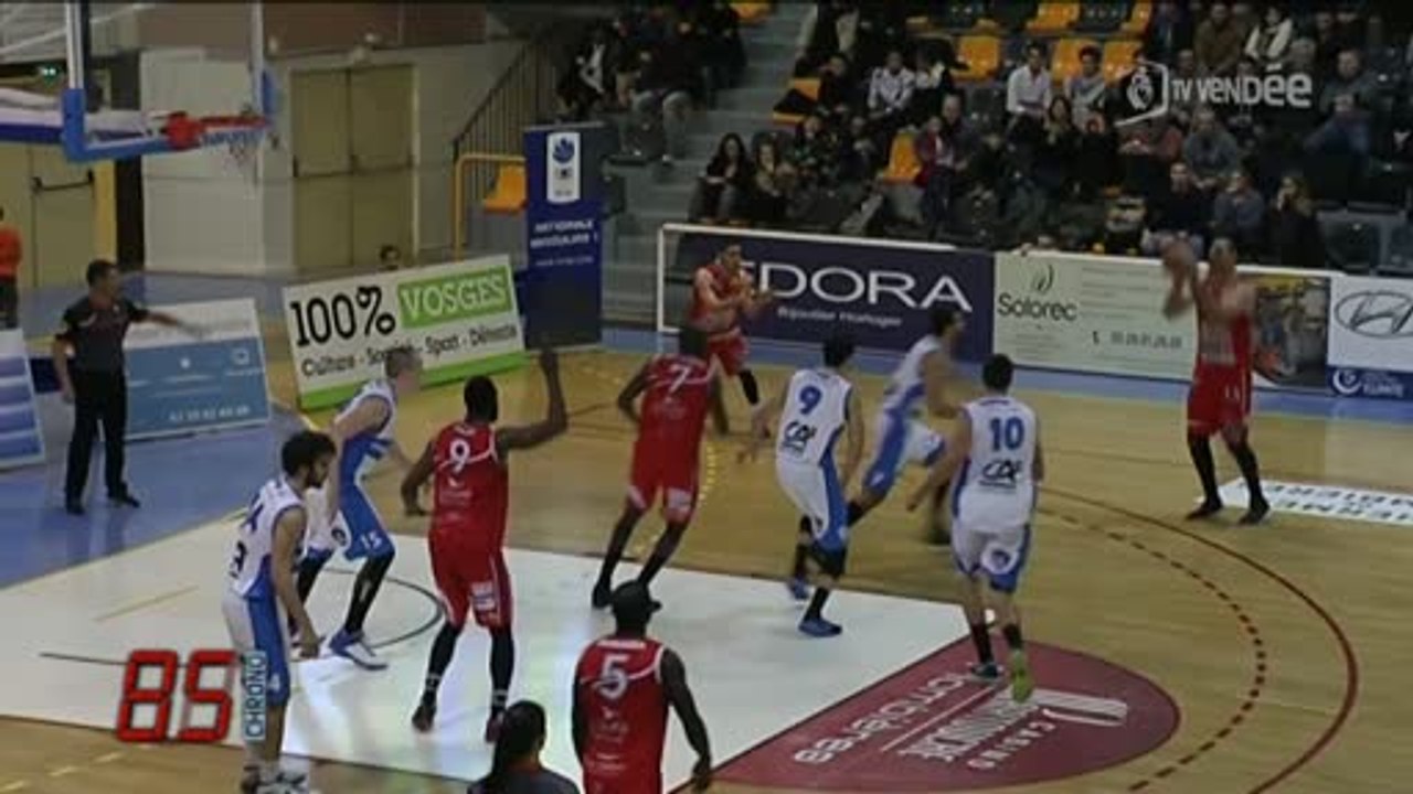 Basket-ball : Golbey-Épinal vs Challans (77-76)