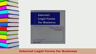 PDF  Internet Legal Forms for Business Download Online