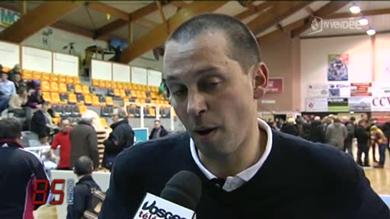 Golbey-Épinal vs Challans (77-76) : Interview de F. Massé