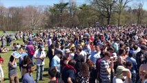 Bernie Sanders draws record 28,000-person crowd at Brooklyn rally