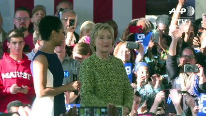 Campaigning in New York, Clinton recalls 9/11