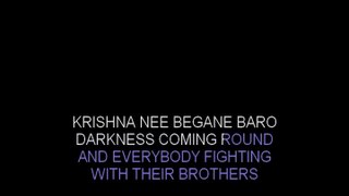 Krishna Nee Begane (Without English Portion) - Karaoke -  Colonial Cousins - Sample