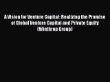 Read A Vision for Venture Capital: Realizing the Promise of Global Venture Capital and Private