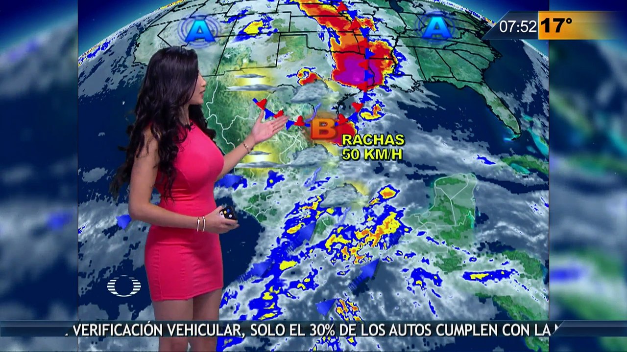 Susana Almeida Pronostico del Tiempo 18 de Abril de 2016