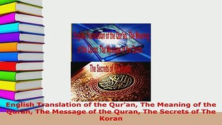 PDF  English Translation of the Quran The Meaning of the Quran The Message of the Quran The  Read Online