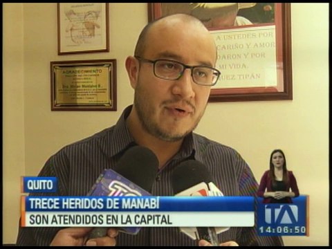 Heridos graves por terremoto en Manabí llegan a Quito