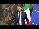 Roma - Referendum dichiarazioni del Presidente Renzi a Palazzo Chigi (17.04.16)
