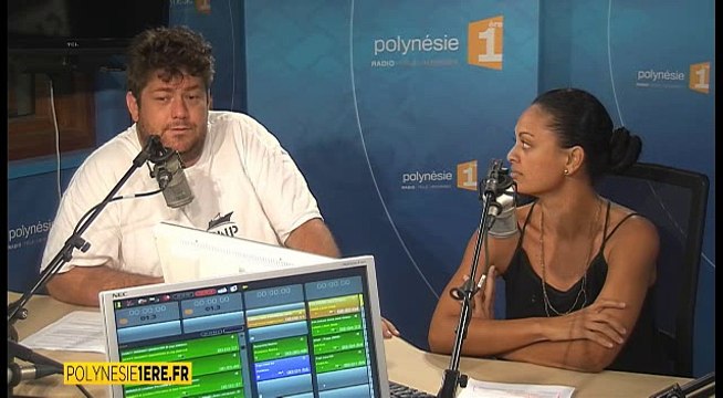 Tamatea Martin de l'association Natiara vient nous parler de la collecte de vêtements organisée pour les jeunes du CED de Rikitea - 15 04 2016