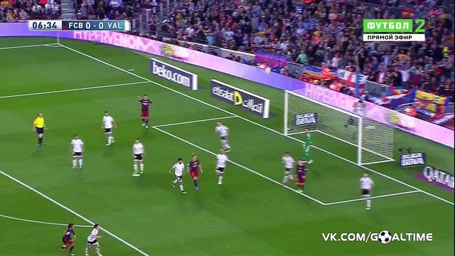 Барселона - Валенсия 1-2. Обзор матча. Испания. Ла Лига 201516. 33 тур.