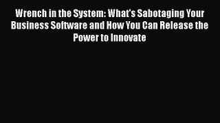 [Read book] Wrench in the System: What's Sabotaging Your Business Software and How You Can